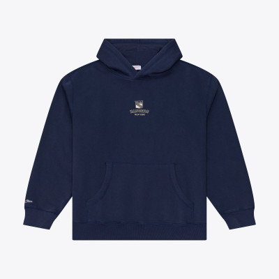 Толстовка New York Rangers Mitchell & Ness Navy Core Essentials