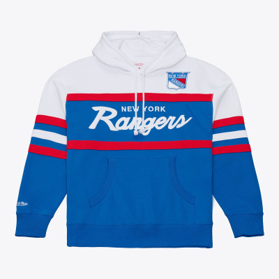 Толстовка New York Rangers Mitchell & Ness Royal Head Coach