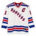 Mark Messier New York Rangers Autographed Fanatics Authentic White Mitchell & Ness 1993-94 Replica Jersey with HOF 2007 Inscription