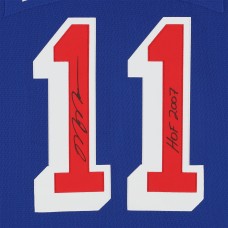 Mark Messier New York Rangers Autographed Fanatics Authentic Blue Mitchell & Ness 1993-94 Replica Jersey with HOF 2007 Inscription