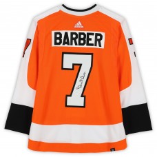 Bill Barber Philadelphia Flyers Autographed Fanatics Authentic Orange adidas Jersey