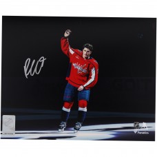 Ryan Leonard Washington Capitals Autographed Fanatics Authentic 8 x 10 Red Jersey Saluting the Crowd Photograph