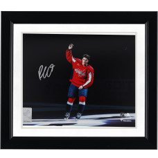 Фото с автографом Ryan Leonard Washington Capitals Fanatics Authentic 8 x 10 Red Jersey Saluting the Crowd