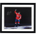 Фото с автографом Ryan Leonard Washington Capitals Fanatics Authentic 16 x 20 Red Jersey Saluting the Crowd