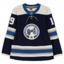 Adam Fantilli Columbus Blue Jackets Autographed Fanatics Authentic Navy Alternate Fanatics Premium Jersey with Lets Go CBJ! Inscription Adam Fantilli Columbus Blue Jackets Autographed Fanatics Authentic Navy Alternate Fanatics Premium Jersey with Lets Go CBJ! Inscription
