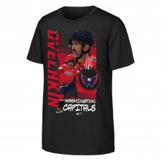 Подростковая Washington Capitals Alexander Ovechkin Outerstuff Black Playmaker T-Shirt