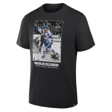 San Jose Sharks Macklin Celebrini Black NHL Moments Legacy T-Shirt