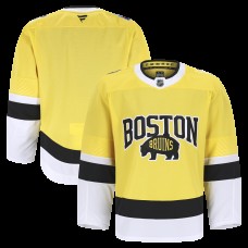 Игровая джерси Boston Bruins Fanatics Gold 2026 NHL Stadium Series Authentic Pro