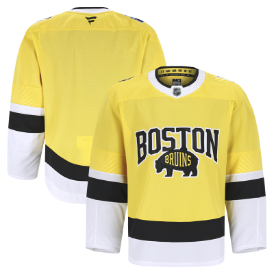 Игровая джерси Boston Bruins Fanatics Gold 2026 NHL Stadium Series Authentic Pro