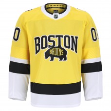Именная игровая джерси Boston Bruins Fanatics Gold 2026 NHL Stadium Series Authentic Pro 