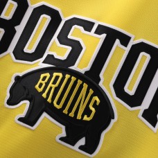 Именная игровая джерси Boston Bruins Fanatics Gold 2026 NHL Stadium Series Authentic Pro 