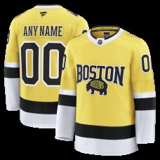 Именная джерси Boston Bruins Fanatics Gold 2026 NHL Stadium Series Premium