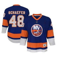 Подростковая New York Islanders Matthew Schaefer Outerstuff Blue Home ReplicaPlayer Jersey