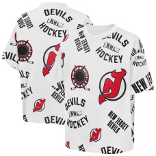 Детская футболка New Jersey Devils Outerstuff White Unstoppable Elevated Детская футболка New Jersey Devils Outerstuff White Unstoppable Elevated