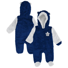 для малыша Toronto Maple Leafs Outerstuff Stay Napping Fleece Bunting Full-Zip Sleeper - Blue для малыша Toronto Maple Leafs Outerstuff Stay Napping Fleece Bunting Full-Zip Sleeper - Blue