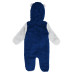 для малыша Toronto Maple Leafs Outerstuff Stay Napping Fleece Bunting Full-Zip Sleeper - Blue