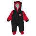 Джерси для малыша New Devils Outerstuff Black Stay Napping Fleece Bunting Full-Zip Sleeper