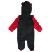 Джерси для малыша New Devils Outerstuff Black Stay Napping Fleece Bunting Full-Zip Sleeper