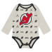 Джерси для малыша New Devils Outerstuff Heathered Bone Huddles and Giggles Three-Piece Set
