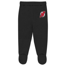 Джерси для малыша New Devils Outerstuff Heathered Bone Huddles and Giggles Three-Piece Set Джерси для малыша New Devils Outerstuff Heathered Bone Huddles and Giggles Three-Piece Set