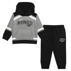 Толстовка для малыша Los Angeles Kings Outerstuff Gray/Black Ice Explorer & Pants Set Толстовка для малыша Los Angeles Kings Outerstuff Gray/Black Ice Explorer & Pants Set