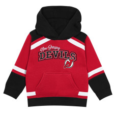 Толстовка для малыша New Jersey Devils Outerstuff Red/Black Ice Explorer & Pants Set