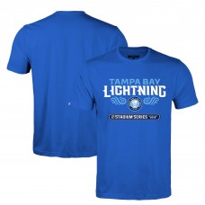 Футболка Tampa Bay Lightning Levelwear Blue 2026 NHL Stadium Series Richmond Stacked