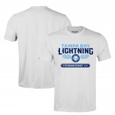 Футболка Tampa Bay Lightning Levelwear White 2026 NHL Stadium Series Richmond Stacked