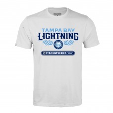 Футболка Tampa Bay Lightning Levelwear White 2026 NHL Stadium Series Richmond Stacked