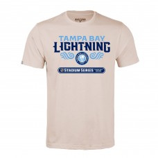 Футболка Tampa Bay Lightning Levelwear Oatmeal 2026 NHL Stadium Series Richmond Stacked