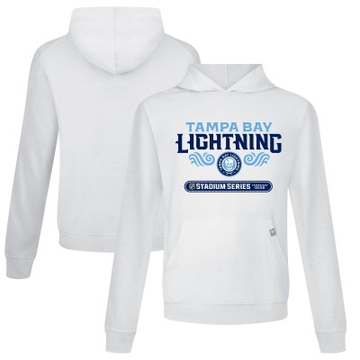 Толстовка Tampa Bay Lightning Levelwear White 2026 NHL Stadium Series Relay