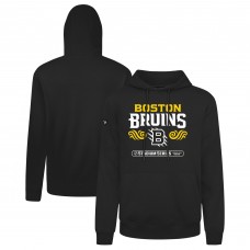 Толстовка Boston Bruins Levelwear Black 2026 NHL Stadium Series Podium Stacked