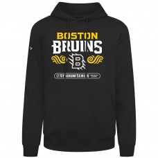 Толстовка Boston Bruins Levelwear Black 2026 NHL Stadium Series Podium Stacked