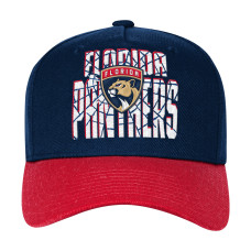 Детская бейсболка Florida Panthers Outerstuff Navy/Red Ice Breaker