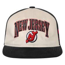 Детская джерси New Devils Outerstuff Natural/Black Arch Snapback Hat