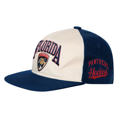 Детская бейсболка Florida Panthers Outerstuff Natural/Navy Arch