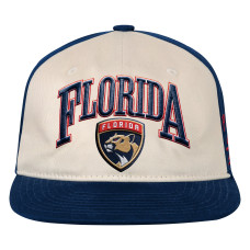 Детская бейсболка Florida Panthers Outerstuff Natural/Navy Arch