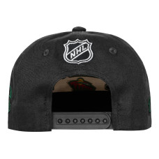 Детская бейсболка Minnesota Wild Outerstuff Natural/Black Arch Детская бейсболка Minnesota Wild Outerstuff Natural/Black Arch