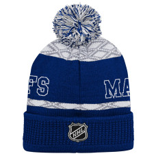 Шапка с помпоном Toronto Maple Leafs Puck Cuffed - Blue