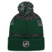 Шапка с помпоном Minnesota Wild Green Puck Cuffed