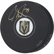 Carter Hart Vegas Golden Knights Autographed Fanatics Authentic Hockey Puck