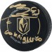 Mitch Marner Vegas Golden Knights Autographed Fanatics Authentic Official Game Puck with Go Knights Go Inscription