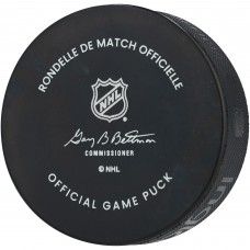 Mark Stone Vegas Golden Knights Autographed Fanatics Authentic Official Game Puck with Go Knights Go Inscription