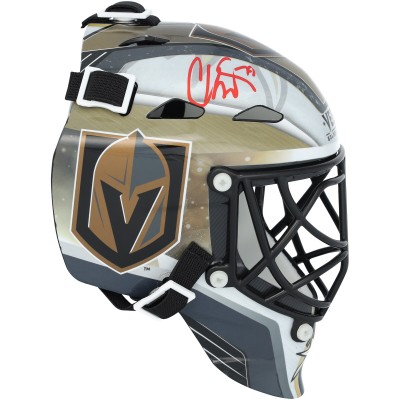 Carter Hart Vegas Golden Knights Autographed Fanatics Authentic Mini Goalie Mask