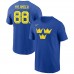 Sweden Hockey William Nylander Nike Royal 2026 Name & Number T-Shirt