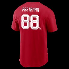 Czech Republic Hockey David Pastrnak Nike Red 2026 Name & Number T-Shirt