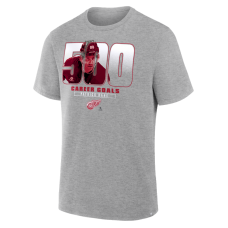 Detroit Red Wings Patrick Kane Gray 500 Career Goals Milestone T-Shirt
