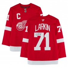 Dylan Larkin Detroit Red Wings Autographed Fanatics Authentic Red Fanatics Premium Jersey