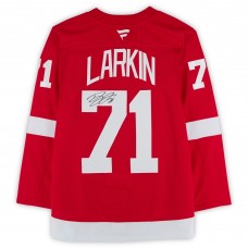 Dylan Larkin Detroit Red Wings Autographed Fanatics Authentic Red Fanatics Premium Jersey