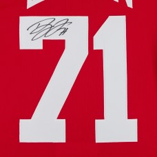 Dylan Larkin Detroit Red Wings Autographed Fanatics Authentic Red Fanatics Premium Jersey